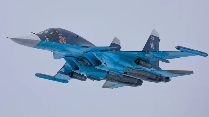 Украинские военные сбили российский Су-34 на Запорожском направлении. РФ потеряла уже 427 самолетов во время войны с Украиной.