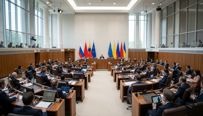 Европарламент поддержал создание спецтрибунала для РФ для наказания лидеров за военные преступления в Украине и запуска механизма выплаты компенсаций пострадавшим.