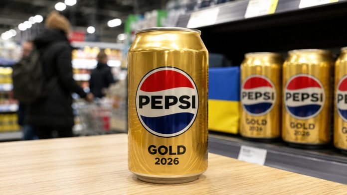 Pepsi Gold 2026 появилась в Украине: где купить лимитированную золотую банку, сколько она стоит и почему ее ищут покупатели.