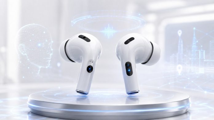 AirPods с камерами могут получить AI-сенсоры для Siri: Apple тестирует новую модель наушников с визуальным контекстом и LED-индикатором. AirPods с камерами могут получить AI-сенсоры для Siri: Apple тестирует новую модель наушников с визуальным контекстом и LED-индикатором.