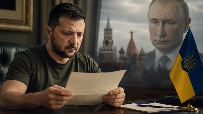Открытое письмо Зеленского Путину содержит предложение о переговорах, перемирии, обмене пленными и гарантиях безопасности. Открытое письмо Зеленского Путину содержит предложение о переговорах, перемирии, обмене пленными и гарантиях безопасности.
