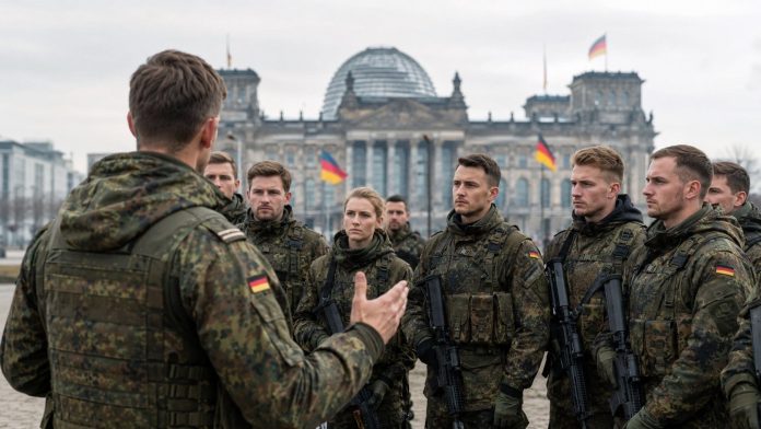 Германия может вернуть обязательную военную службу в 2027 году, если добровольный набор не позволит увеличить Бундесвер до 260 тысяч военных.