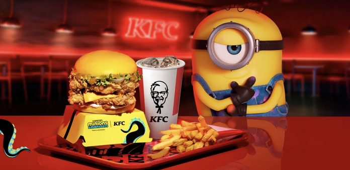 Меню KFC с миньонами в Украине уже доступно: цены от 318 грн, желтые бургеры, банановый соус, Minion Box и 5 коллекционных фигурок. Меню KFC с миньонами в Украине уже доступно: цены от 318 грн, желтые бургеры, банановый соус, Minion Box и 5 коллекционных фигурок.