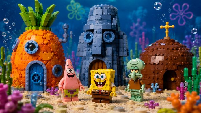 LEGO «Губка Боб» возвращается: набор Conch Street получит 1 794 детали, дома героев и цену около €219,99. Где купить в Украине.