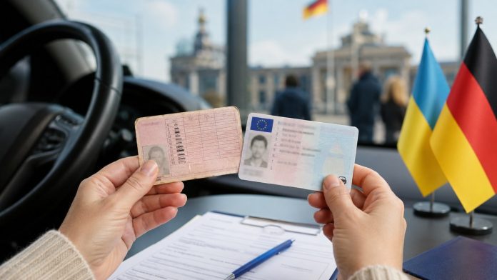 Обмен украинских прав в Германии с 18 августа 2026 года упрощают: категории B и ряд других можно обменять без теории и практики.