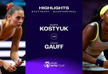 Марта Костюк проиграла Коко Гофф и завершила выступление на WTA 1000 в Цинциннати Марта Костюк проиграла Коко Гофф 2:6, 2:6 в четвертьфинале WTA 1000 в Цинциннати. Результат матча и следующий турнир украинки.