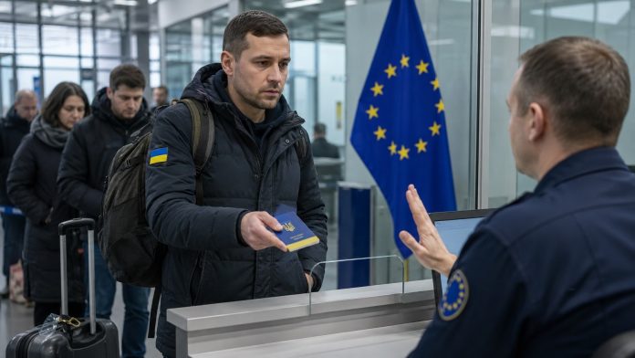 Временная защита в ЕС для новых заявителей из Украины теперь требует подтверждения выполнения воинских обязанностей или законного выезда. Временная защита в ЕС для новых заявителей из Украины теперь требует подтверждения выполнения воинских обязанностей или законного выезда.
