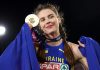 Ярослава Магучих взяла серебро в финале Бриллиантовой лиги-2026 в Брюсселе Ярослава Магучих завоевала серебро финала Бриллиантовой лиги-2026 в Брюсселе с результатом 1,99 м. Победила Элеанор Паттерсон.