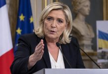 Марин Ле Пен призвала сократить финансовую помощь Украине, сохранив военную поддержку Марин Ле Пен заявила, что Франция не может финансировать Украину в прежнем объеме, но предложила сохранить военную помощь и обучение солдат.