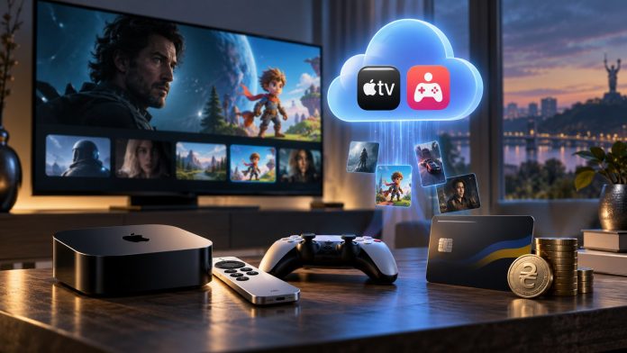 Apple TV и Apple Arcade входят в iCloud+ в Украине: тарифы начинаются с $0,99 в месяц. Рассказываем цены и что входит в подписку. Apple TV и Apple Arcade входят в iCloud+ в Украине: тарифы начинаются с $0,99 в месяц. Рассказываем цены и что входит в подписку.