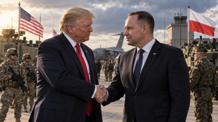 Постоянная база США в Польше может получить название «Форт Трамп»: Навроцкий рассказал о переговорах, сроках до 2029 года и позиции Трампа. Постоянная база США в Польше может получить название «Форт Трамп»: Навроцкий рассказал о переговорах, сроках до 2029 года и позиции Трампа.