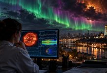 Прогноз магнитных бурь на октябрь 2026 в Украине: NOAA выделила период с риском Kp 5 Прогноз магнитных бурь октябрь 2026 в Украине: даты возможных геомагнитных возмущений, пик 22 октября, значения Kp, прогноз NOAA и периоды повышенной активности.