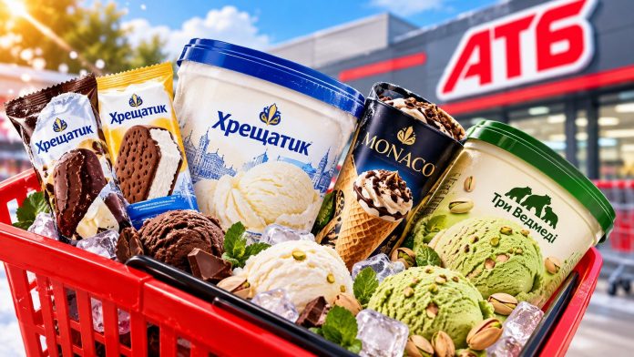 Скидки в АТБ на мороженое 22 октября достигают 45%. Узнайте цены на пломбир «Хрещатик», Monaco и «Три Медведя», а также сроки акции. Скидки в АТБ на мороженое 22 октября достигают 45%. Узнайте цены на пломбир «Хрещатик», Monaco и «Три Медведя», а также сроки акции.